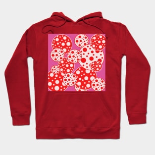 pop art polka dots Hoodie